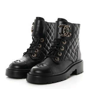 Chanel Combat Boots